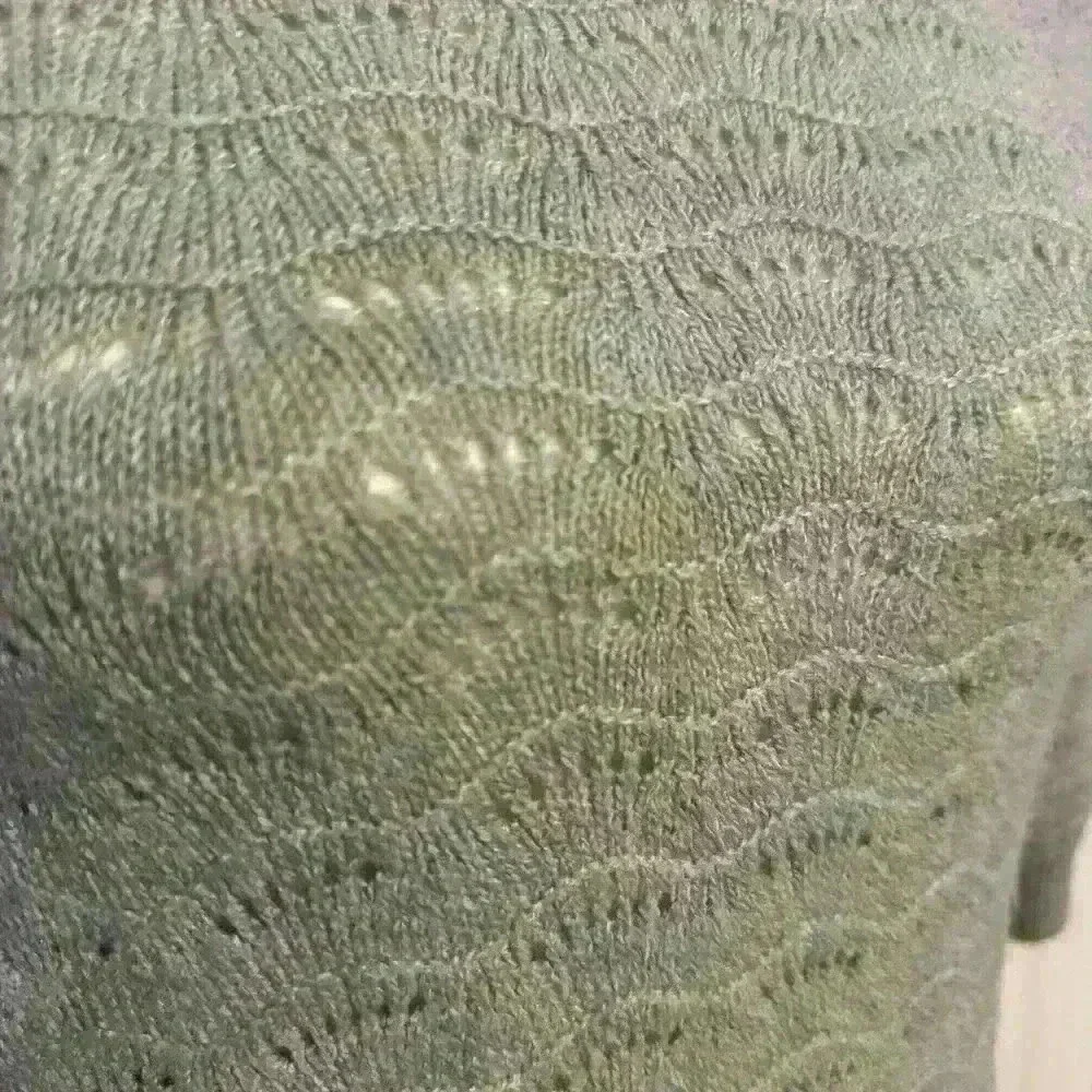 Joie Knit Sage Green Sweater 3/4 Sleeve Size Medium - Picture 2 of 6